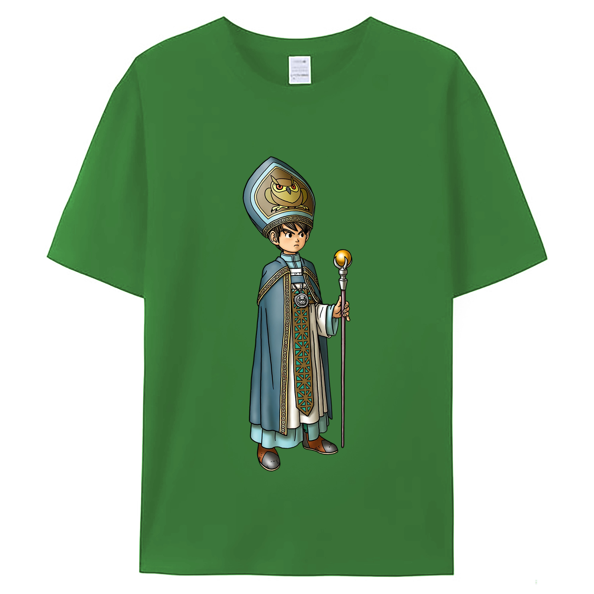 （画像用） ドラゴンクエスト Doragon Kuesuto Dragon Quest レディースカジュアルプリントTシャツ（綿100％）
